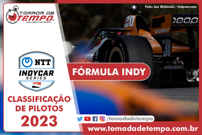 FÓRMULA INDY – Classificação de pilotos – 2023