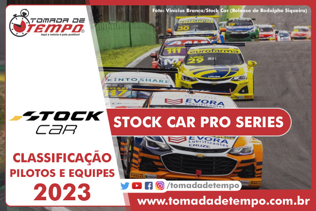 STOCK CAR – Classificação de Pilotos e Equipes – 2023