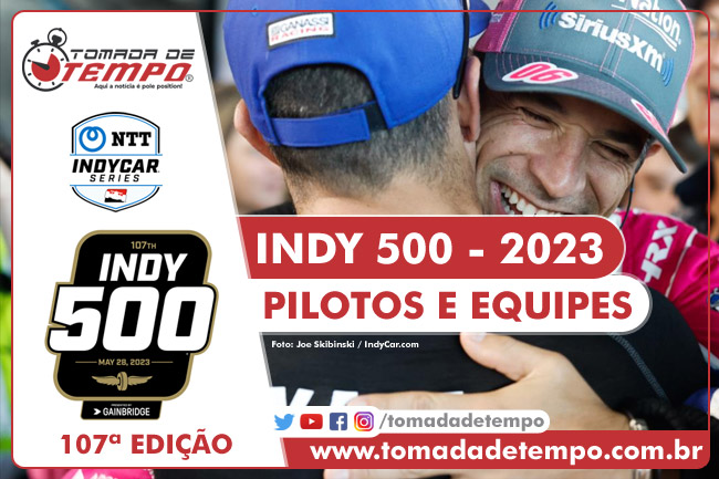INDY500 – Os pilotos inscritos para as 500 Milhas de Indianapolis – 2023