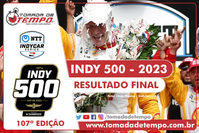 Resultado Final – 500 Milhas de Indianapolis – 2023