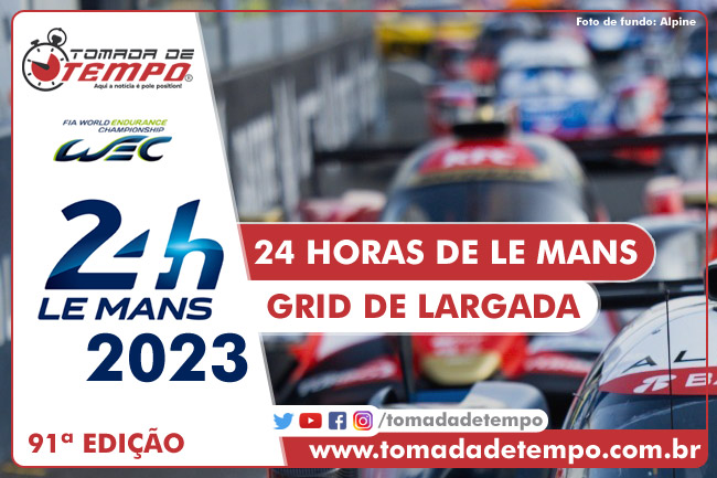 WEC – Grid de Largada – 24 Horas de Le Mans – 2023