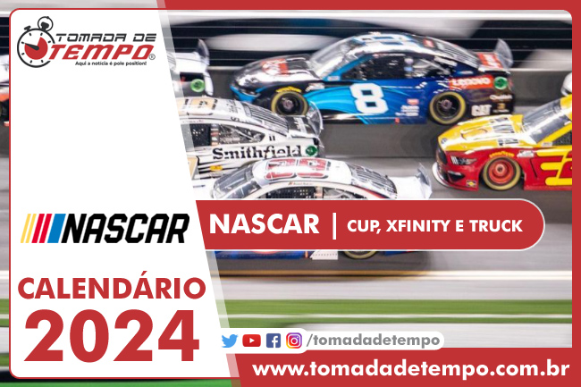 NASCAR (CUP / XFINITY / TRUCK SERIES) – Calendário 2024