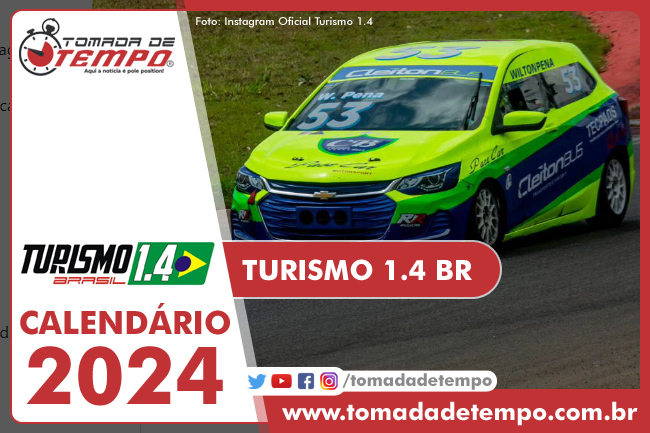 TURISMO 1.4 BR – Calendário 2024