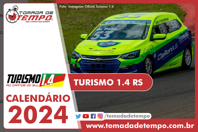 TURISMO 1.4 RS – Calendário 2024