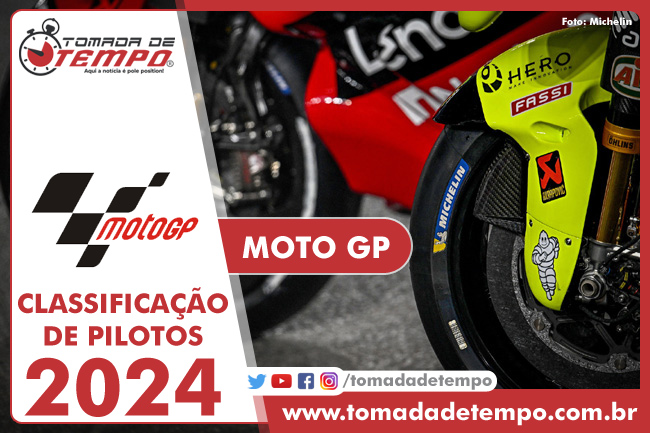MOTO GP – Classificação de pilotos – 2024
