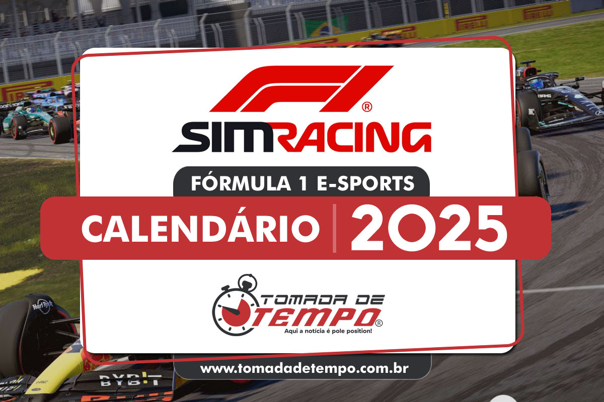 Calendário da F1 E-SPORTS (Corrida Virtual) - 2025