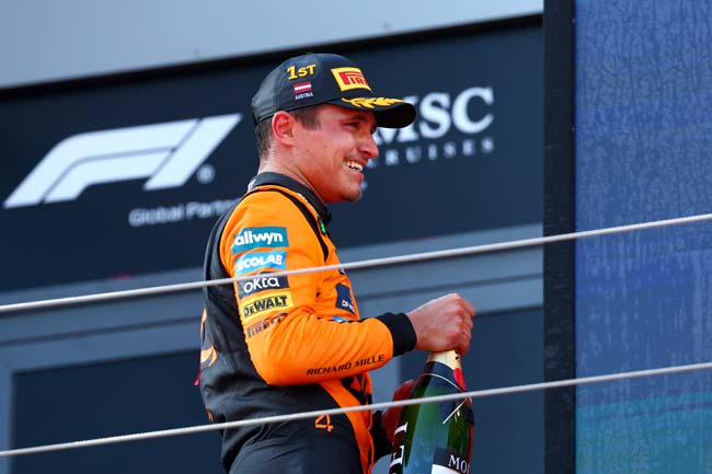 FÓRMULA 1 – Vitória de Norris e outros destaques do GP da Áustria – 2025